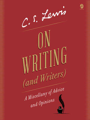 cover image of On Writing (and Writers)